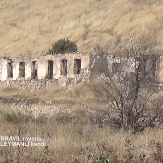 Ermenistan işgalinden kurtarılan Süleymanlı köyünden ilk görüntüler