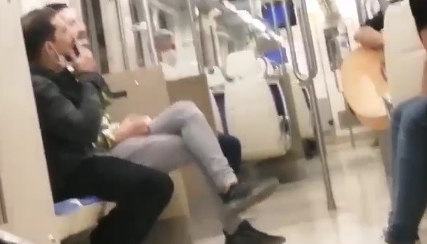 İZBAN'da şarkı söyleyip, sigara içenlere ceza yağdı