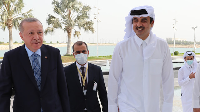 Arşiv - Cumhurbaşkanı Erdoğan, Katar Emiri Al Sani ile görüştü.  