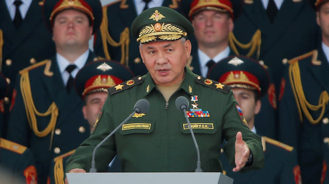 Russia's Defence Minister Sergei Shoigu 