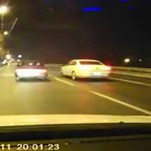 Eskişehirde trafik magandası kamerada