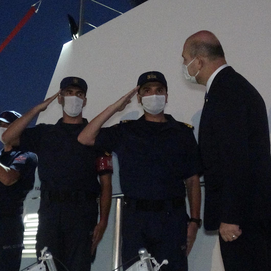Bakan Soylu, Yunanistanın sığınmacıları geri ittiği bölgeleri inceledi