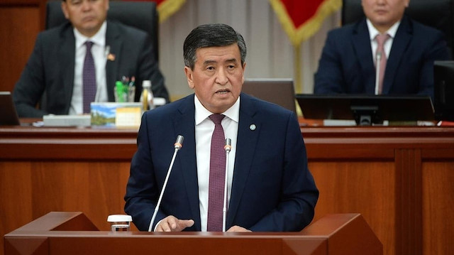 Kırgızistan Cumhurbaşkanı Sooronbay Ceenbekov.