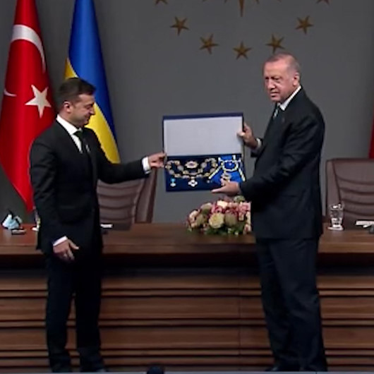 Cumhurbaşkanı Erdoğana, Ukraynadan Bilge Prens Nişanı