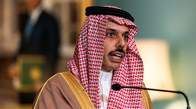 Saudi Minister of Foreign Affairs Prince Faisal bin Farhan Al Saud 