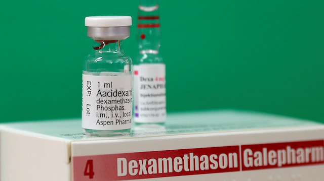An ampoule of Dexamethasone is seen during the coronavirus disease (COVID-19) outbreak in this picture illustration taken June 17, 2020.