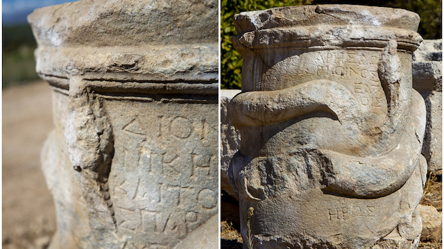 ​Archaeologists discover 2,000-year-old snake altar in Turkey's ancient city