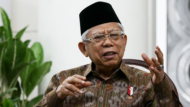 Indonesian vice president Ma'ruf Amin