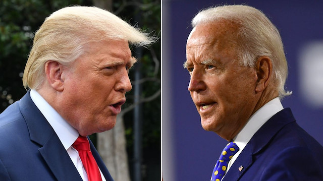 Donald Trump ve Joe Biden.