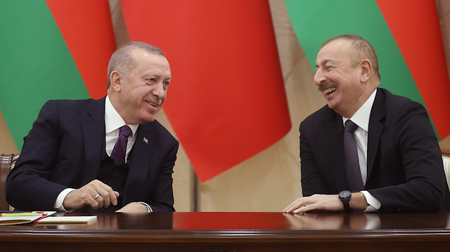 Turkish President Recep Tayyip Erdogan in Azerbaijan  