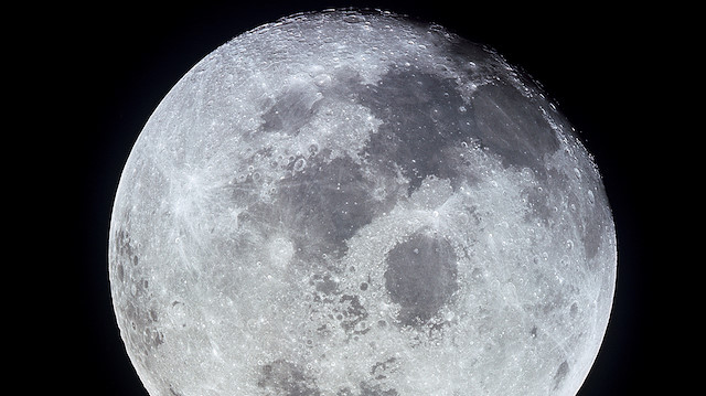 The full moon photographed from the Apollo 11 spacecraft