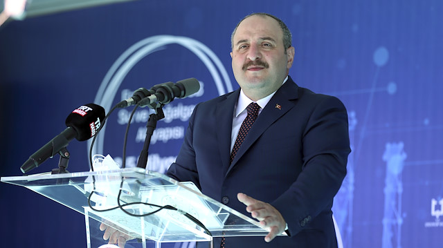 Turkey's industry and technology minister Mustafa Varank 