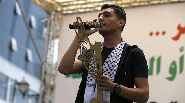 Filistinli şarkıcı Muhammed Assaf