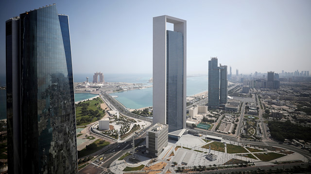 FILE PHOTO: A general view of ADNOC headquarters in Abu Dhabi, United Arab Emirates May 29, 2019. REUTERS/Christopher Pike/File Photo

