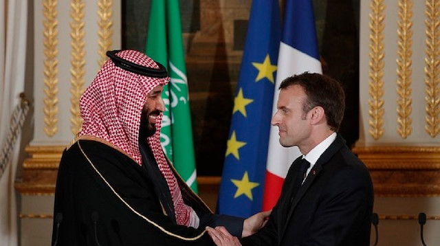 Veliaht Prens Muhammed Bin Selman ve Fransa Cumhurbaşkanı Emmanuel Macron geçen yıl bir araya gelmişti. 