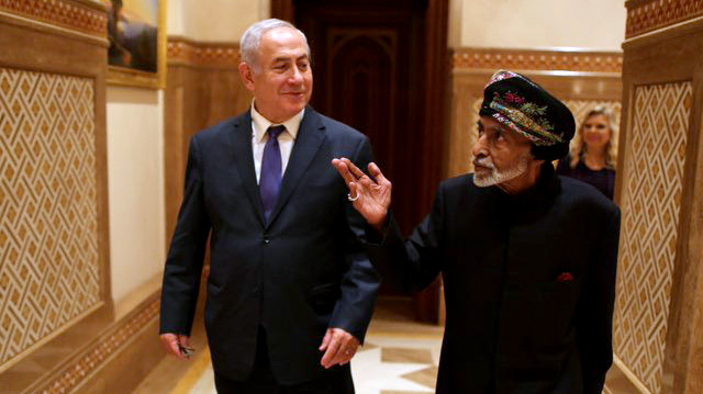 Israeli Prime Minister Binyamin Netanyahu in Oman

