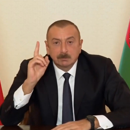Azerbaycan Cumhurbaşkanı Aliyev, Türk F-16larıyla dünyaya meydan okudu: Eğer bize saldırırlarsa...