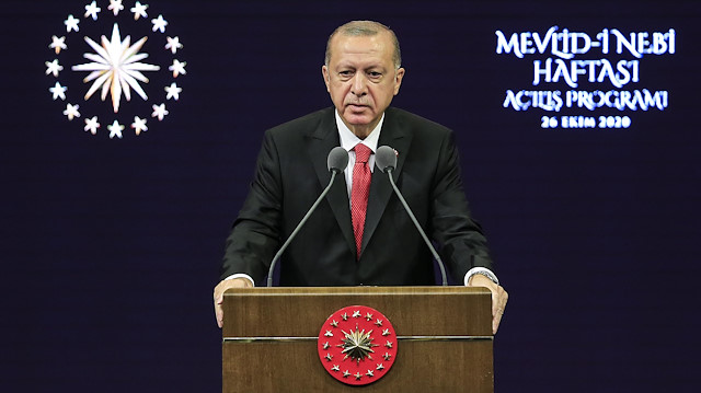 Cumhurbaşkanı Erdoğan, Mevlid-i Nebi Haftası Açılış Programında konuştu.