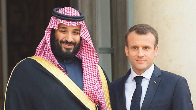 Veliaht Prens Muhammed bin Selman, Emmanuel Macron