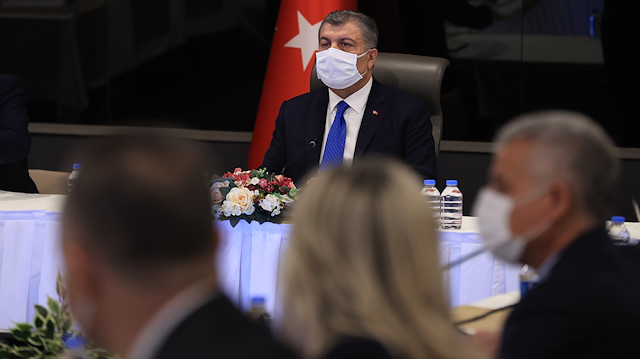 Sağlık Bakanı Fahrettin Koca, İstanbul'da.