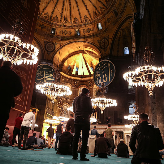 Ayasofya-i Kebir Cami-i Şerifinde 86 yıl sonra ilk Mevlit Kandili