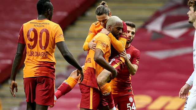 Galatasaraylı futbolcuların gol sevinçleri