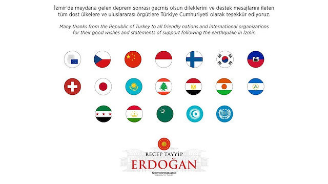 Cumhurbaşkanı Erdoğan'ın hesabından paylaşılan görsel