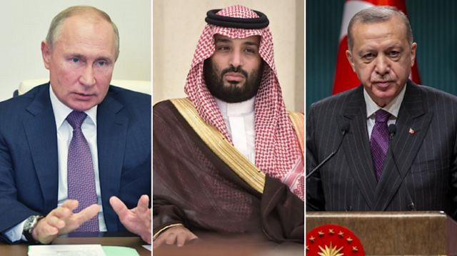 Erdoğan, Putin ve Bin Selman
Üçü de yönetici ama sadece biri lider