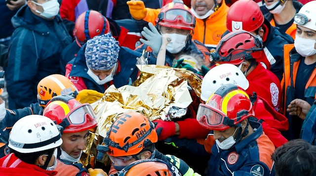 3 yaşındaki Elif Perinçek 65 saat sonra enkaz altından kurtarılmıştı.