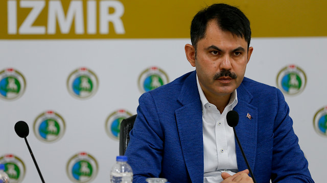 Çevre ve Şehircilik Bakanı Murat Kurum, İzmir'de açıklama yaptı.