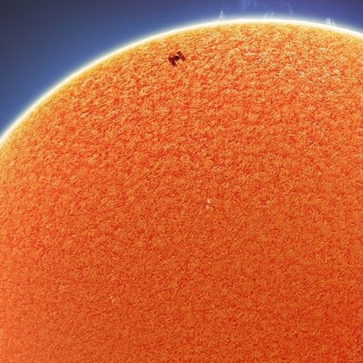 ISS’in Güneş ve Ay’ın önünde geçtiği anlar görüntülendi