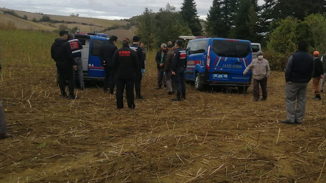 Jandarma ekibi olayın failini gözaltına aldı. 