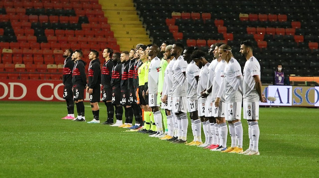 Gaziantep FK-Beşiktaş maçı 11'leri