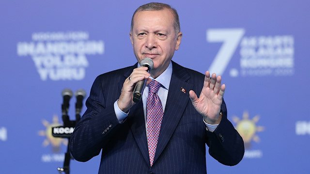 Cumhurbaşkanı Recep Tayyip Erdoğan.