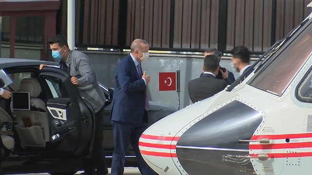 Cumhurbaşkanı Erdoğan Kısıklı konutundan ayrılarak MYK toplantısına katılmak üzere Ankara'ya hareket etti. 