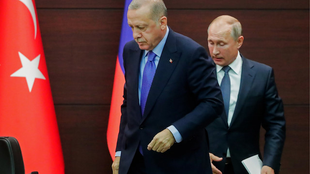 Cumhurbaşkanı Erdoğan - Rusya Devlet Başkanı Putin