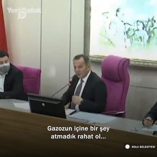 Bolu Belediye Başkanı Özcandan ahlak sınırını aşan sözler: Gazozuma hap mı attınız ne yaptınız, şebekeye şap katacağım