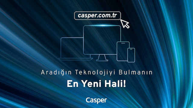 Casper'ın internet sitesi yenilendi.