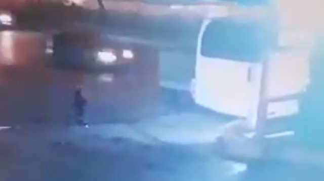 Şişli’de feci kaza kamerada
