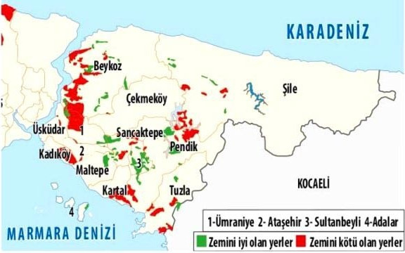 istanbul da zemini saglam ilceler hangileri yeni safak