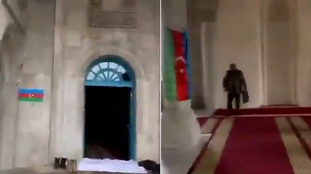 Şuşa'da 27 sene sonra ilk namazı kılan Azerbaycan askeri: Allah’ıma hamdolsun bugünleri gösterdiği için