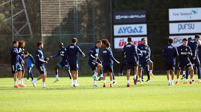 Fenerbahçe'de çalışmalar devam ediyor.
