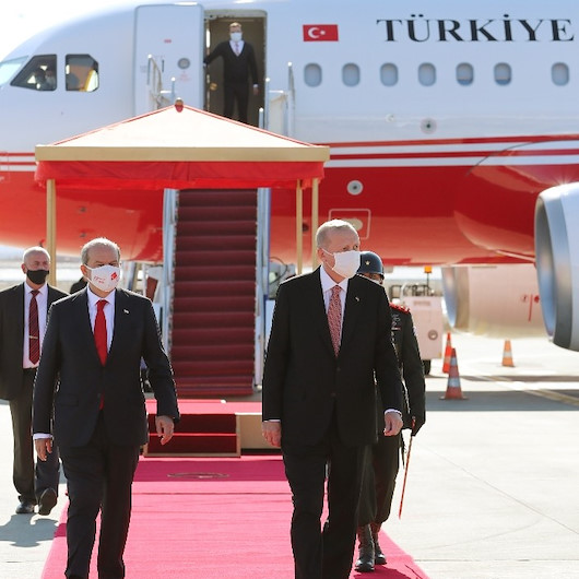 Cumhurbaşkanı Erdoğan ve MHP lideri Bahçeli KKTCye geldi