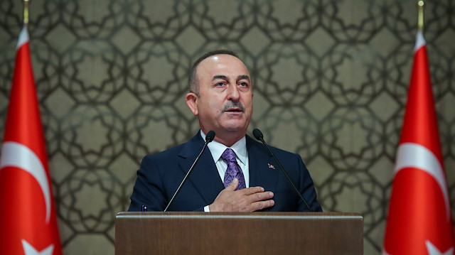 Turkey's Foreign Minister Mevlüt Çavuşoğlu