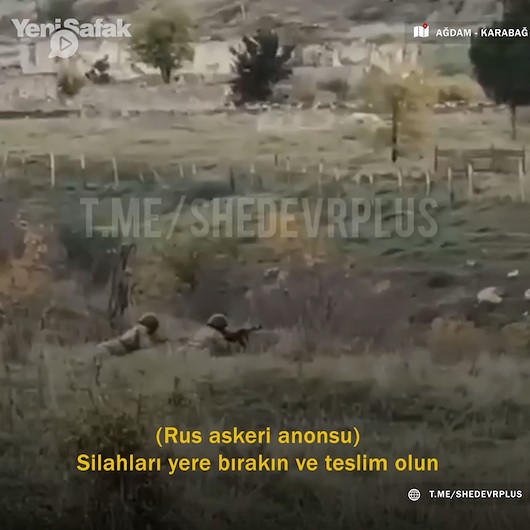 Rus askerden Ağdamdan çıkmayan Ermeni gruba: Ölmen hiçbir şeyi değiştirmeyecek, burası artık Azerbaycanın