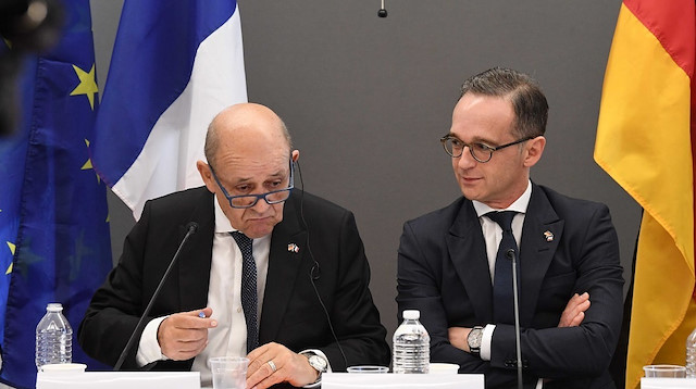 ​Almanya Dışişleri Bakanı Heiko Maas ve Fransız mevkidaşı Jean-Yves Le Drian