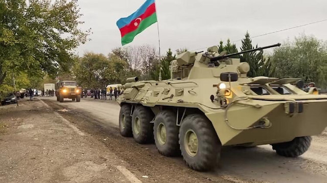 Azerbaycan ordusu Ağdam'a girdi.