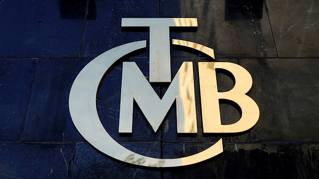  A logo of Turkey's Central Bank (TCMB) is pictured 
