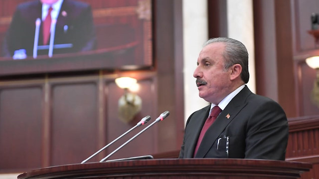 Turkish Parliament Speaker Mustafa Sentop