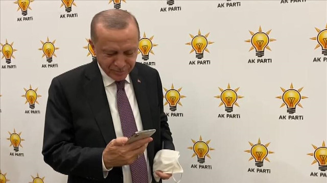 Cumhurbaşkanı Erdoğan, Ayda bebek ile görüştü.
